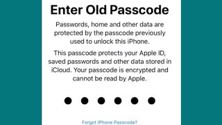 How to fix iphone Stuck On Enter Old Passcode
