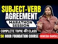 SUBJECT VERB AGREEMENT | FULL TOPIC | CONCEPT | MARATHON CLASS | ENGLISH GRAMMAR | NIMISHA BANSAL