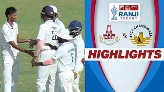 Ranji Trophy 2025, Tamil Nadu vs Chandigarh, Day 2: Match Highlights