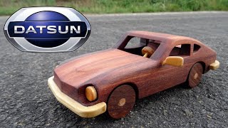 Wooden Car - Datsun 240Z - Amazing Wood Toy/Model Sports Car 🚗
