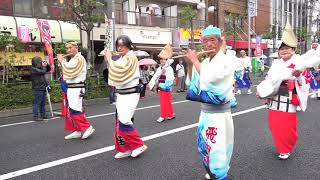 朝日さわやか連 コスモス連 八潮飛潮連  堀切かつしか菖蒲まつり2018 流し踊り