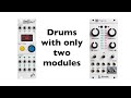 Creating a drum beat with only Pamela's PRO Workout and Plaits
