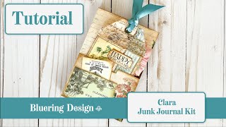 Clara Junk Journal Writing Folio Kit Tutorial