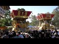 平成30年久留美八雲神社 　境内練り～与呂木宮出