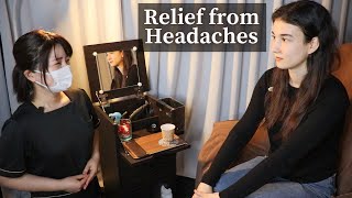 Headache Healing & Brain Melting Head SPA done by Japanese Pro ASMR