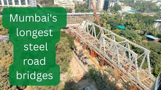 Mumbai's longest steel road bridges at Vidyavihar Railway Bridge connecting East \u0026 West