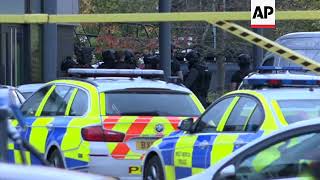 UK police at scene of reported hostage-taking incident