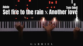Set Fire To The Rain X Another Love (PIANO COVER)