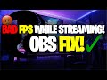 HOW TO GET BETTER FPS WHILE STREAMING (OBS Studio)