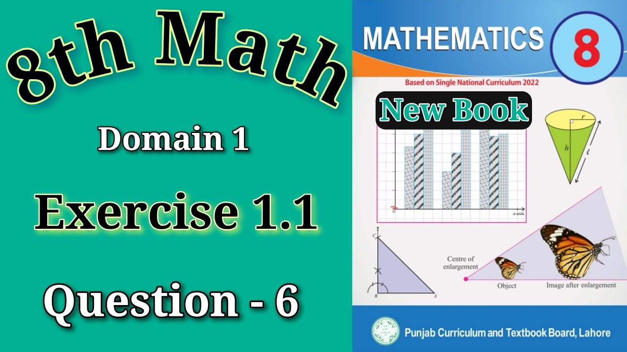 8th Class Math Exercise 1.1 Q 6 || Class 8 Maths Exercise 1.1 || Grade ...