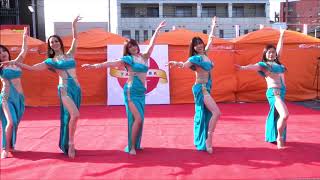 Krara Belly Dance  ＃クララベリーダンス ＃ベリーダンス ＃BellyDance ）第44回勝田TAMARIBA横丁　2020 12 13 固定カメラ