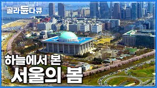 한강의 기적부터 세계적인 도시가 되기까지│한강을 품은 서울의 전경│하늘에서 본 서울의 봄│#골라듄다큐