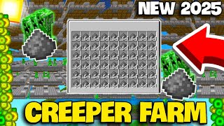 NEW 1.21 Infinite Creeper Farm Minecraft Bedrock (2025)