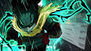 Getting #1 on ABA With MHA CHARACTERS ONLY... | Anime Battle Arena RANKED