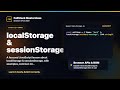 localStorage & sessionStorage Explained | FullStack Masterclass JavaScript Course