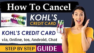how to cancel kohls credit card | cancel kohls credit card online