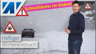 ORKANWARNUNG: Ortrud alias Diego kommt! Wintereinbruch: Schnee bis runter! Nächste Woche wärmer!