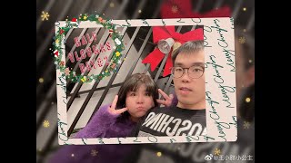 [2020王小胖和大虫哥]Half Vlogmas Day#2|下雪啦|大虫放假啦| 秋冬最爱的6只口红 |圣诞灯布置| 督促大虫安窗帘