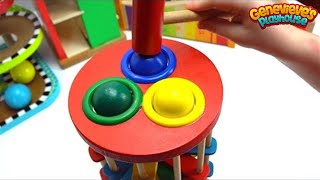 Genevieve Plays with fun Ball Pounding Toys!