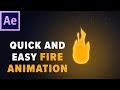 Cartoon Fire Animation in After Effects! NO PLUGINS!