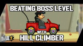 Beating Boss With Jeep - Boss Level Versus Mackie - Hill Climb Racing 2 Chinese Version
