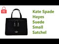 Kate Spade Hayes Suede Small Satchel WKRU6035