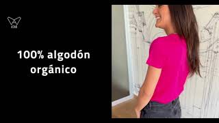 Polera Mujer ATAR - 100% Algodón Orgánico - Calce Perfecto