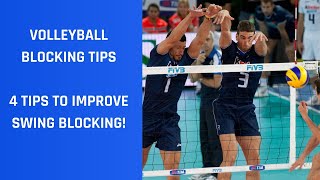 Volleyball Blocking Tips (4 TIPS TO IMPROVE SWING BLOCKING)