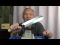 プロが教える刃物研ぎ第31話 〜刀型本研ぎ sharpening cutlery pro teach.