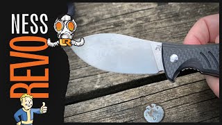 Let's look at the Revo Ness Knife - A Nessmuk style design