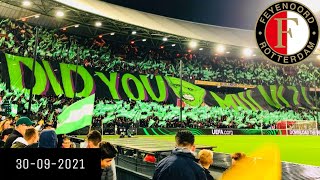 Feyenoord Ultras Action on Conference League || Feyenoord vs Slavia Praha (30.09.2021)
