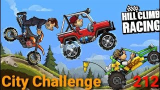 Hill Climb Racing 2 - City Adventure Challenge Gameplay walkthroug (OiS Android) @afaqmafiagaming
