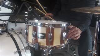 DMJ Drums Stave Bubinga and Maple 14\