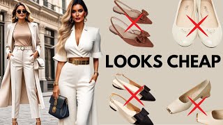 SHOES ELEGANT WOMEN NEVER WEAR! | Do not buy these 10 types of shoes!