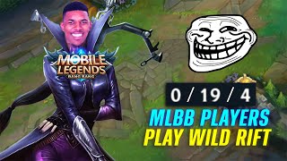 When Mobile Legends Players Play Wild Rift! (Sad Video)