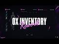 Fivem Ox Inventory Redesign/Rework | Fully Customizable | Damage System | Smart Give