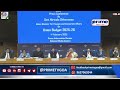 union budget 2025 26 post budget conference by union finance minister nirmala sitharaman