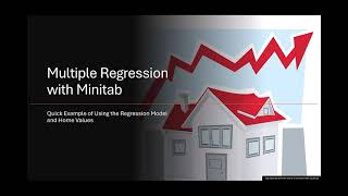 Multiple Regression with Minitab