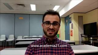 David Golant discusses studying English at Academia International