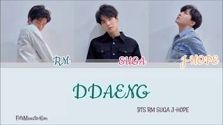 BTS RM SUGA J-HOPE - (Ddaeng) (Color Coded Han/Rom/Ind lyrics) Lirik Sub Indo