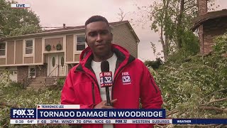 Tornado sweeps through Woodridge, causing extensive damage