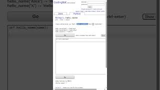 🧮 CodingBat – Python - String 1 - 01 hello_name #codingbat #programminglanguage #python #basics