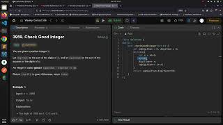 Weekly Contest 506 | Leetcode 3959 | Check Good Integer