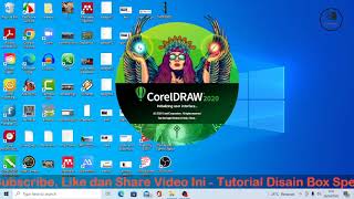 Toturial Desain Box Speaker Dengan CorelDraw Untuk Papan MDF