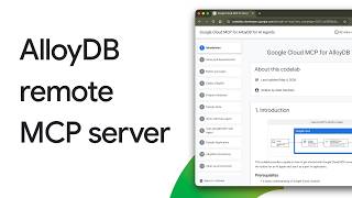 How to connect AI agents directly to your enterprise data: Introducing the AlloyDB remote MCP server