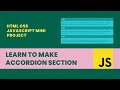 Build a Responsive FAQ Section with HTML, CSS, and JavaScript
