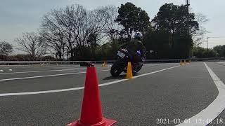 U-an 月曜練習会(ライスク) YZF-R25 8の字GP 33‘'0