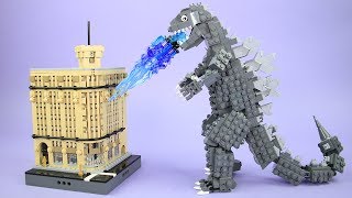 How to Build the Ginza Wako Building and Godzilla Update | Custom LEGO Ideas Kaiju