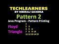 Floyd Triangle in java | java program to print Floyd triangle