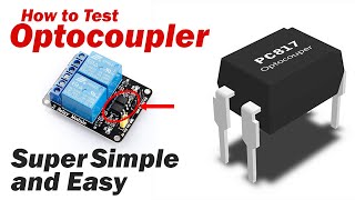 How to Test Optocoupler, super simple and easy | PC817 | Protues Simulation